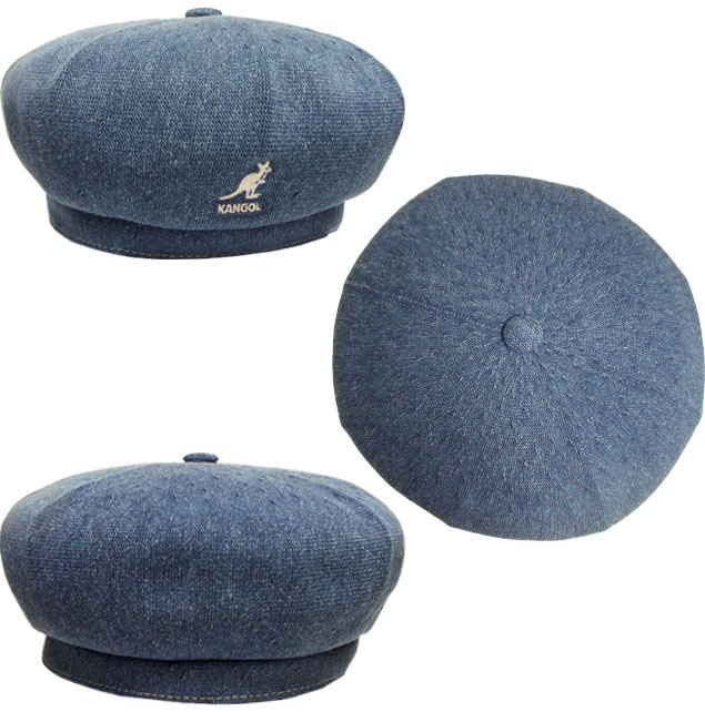 KANGOL SMU Indego Jax Beret カンゴール INDIGOWASH BLACKWASH デニム ベレー ハンチング キャスケット メンズ レディース 男女兼用 あす楽