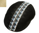 KANGOL カンゴール Argyle 504 BLACK BEIGE アーガイル504 ストライプ ダイヤ ハンチング メンズ レディース 男女兼用 あす楽 その1