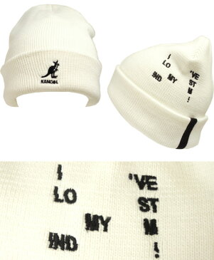 KANGOL カンゴール Word Beanie ワード ビーニー White/Black Black/Gold Silt/Safety ニット帽 紳士 婦人 メンズ レディース 男女兼用 ギフト