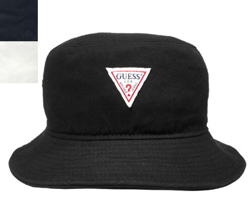 GUESS QX GS TWILL BUCKET HAT 195-115004 BLACK NAVY WHITE oPbgnbg n Xq Y fB[X