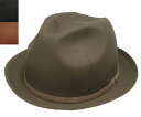 帽子 ステットソン STETSON SE187 ダッククロスハット カーキ 黒 茶中折れ メンズ レディース