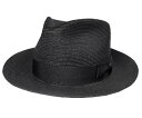 帽子 ステットソン STETSON ST167 LUCCA クロ 高級 ヘンプ ハット中折れ アメリカ製 ストローハット メンズ レディース