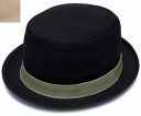 ニューヨークハット ニューヨークハット New York Hat　3061 COTTON STINGY ポークパイハット コットンスティンジー Black Khakiver.2 ブラック カーキ 帽子 コットン レディース メンズ 男女兼用 大きいサイズ あす楽