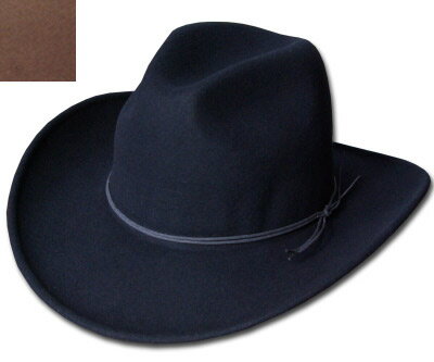 ニューヨークハット 送料無料 New York Hat ニューヨークハット フェルトハット 5311 Rough Rider Slouch(SOFT FELT RIDER) ラフライダー スロッチ Black Pecan 帽子 フェルト帽子 中折れハット 紳士 婦人 メンズ レディース 男女兼用 あす楽