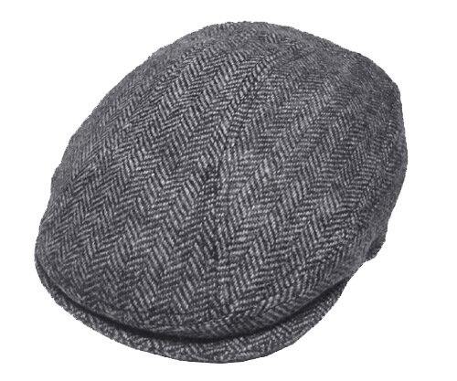 ニューヨークハット New York Hat（ニューヨークハット） ハンチング #9333 HERRINGBONE 1900, Charcoal