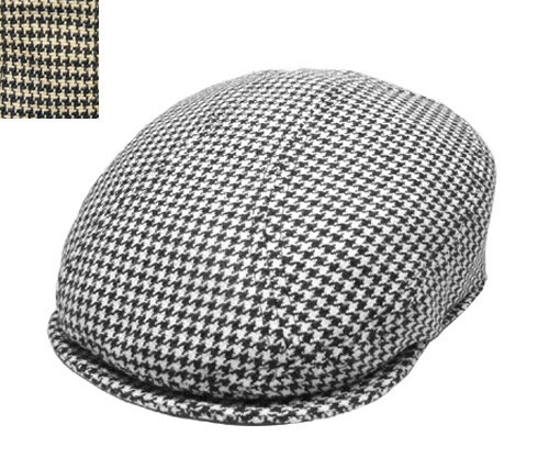 New York Hat ニューヨークハット #9340 Houndstooth 1900 ハウンドトゥース1900 Black Brown ハンチング 紳士 婦人 メンズ レディース