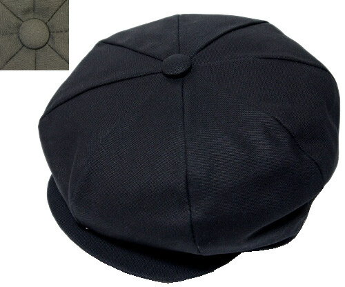 ニューヨークハット ニューヨークハット 帽子 キャスケット ハンチング NEW YORK HAT 6218 CANVAS NEWSBOY Black Olive メンズ　レディース 大きなサイズ XXL 春夏秋冬