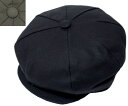 ニューヨークハット 帽子 キャスケット ハンチング NEW YORK HAT 6218 CANVAS NEWSBOY Black Olive メンズ レディース 大きなサイズ XXL 春夏秋冬