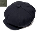 NEW YORK HAT（ニューヨークハット） 帽子 キャスケット #6226 CANVAS BIG APPLE BLACK OLIVE メンズ レディース