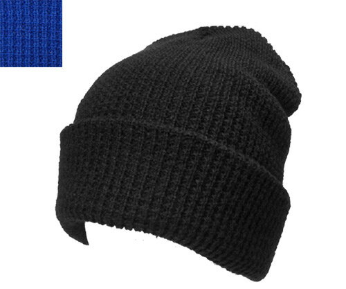 NEW YORK HAT ˥塼衼ϥå #4647 WAFFLE CUFF ˥åȥå BLACK ROYAL ӡˡ  ...