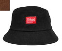 Manhattan Portage マンハッタンポーテージ MP086-20A00 Bucket HAT Black Brown コーデュロイ サハリハット ストリート メンズ レディース 男女兼用 あす楽