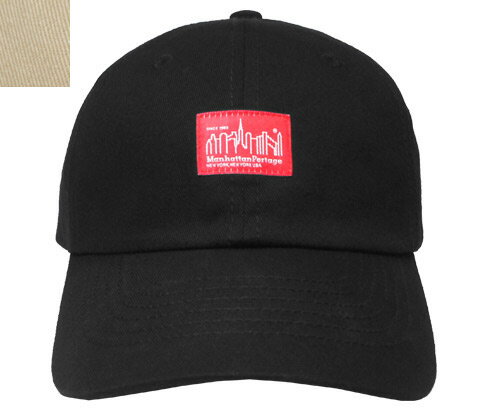 楽天PRASTManhattan Portage マンハッタンポーテージ MP061-20S00 6Panel CAP BLACK BEIGE シンプル キャップ カジュアル ストリート 野球帽 メンズ レディース 男女兼用 あす楽