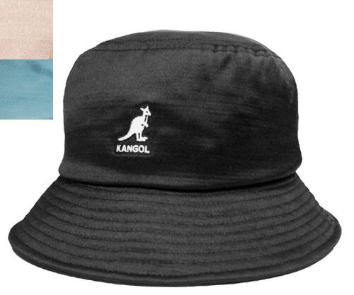 バケットハット メンズ カンゴール KANGOL Liquid Mercury Bucket BLACK DUSTYROSE PEACOCK サテン ストリート バケットハット メンズ レディース　男女兼用　あす楽