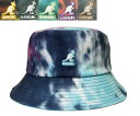 カンゴール KANGOL Tie Dye Bucket RAINBOW GOLDENPALM SMOKE OCEAN GALAXY EARTHTONE タイダイ バケットハット カジュアル メンズ レディース 男女兼用