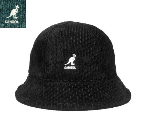 JS[ KANGOL Velour Slub Casual BLACK FANFARE oPbgnbg Y fB[X