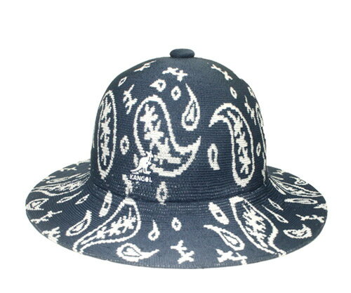 カンゴール KANGOL Paisley Wide Brim Casual DARKBLUE/WHITE ツバ広 メンズ レディース 男女兼用