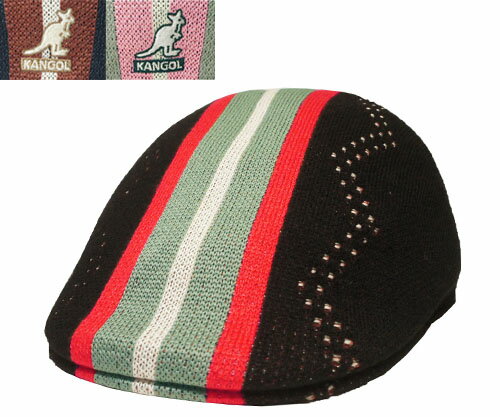 KANGOL カンゴール Slick Stripe 507 BLACK CAMEL PINE ライン ハンチング メンズ レディース 男女兼用