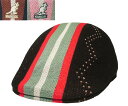 KANGOL JS[ Slick Stripe 507 BLACK CAMEL PINE C n`O Y fB[X jp