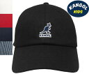 カンゴール KANGOL kids Washed Baseball BLACK WHITE SCARLET NAVY STRIPE キッズ 子供 親子コーデ キ...