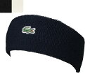 LACOSTE ラコステ ヘアバンド L7070 紺 黒 白 パイル わに 紳士 婦人 メンズ レディース 男女兼用 あす楽(4)