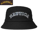 NAUTICA ノーティカ NT061 COLLEGE LOGO HAT BLACK BROWN サハリハット ストリート メンズ レディース 男女兼用