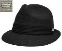 帽子 ステットソン STETSON SE105 マニッシュ ハット 黒 グレー 日本製 高級 日よけ メンズ レディース