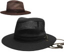 帽子 ステットソン STETSON SE718 Mesh Hat 黒 茶 メッシュ アウトドア メンズ レディース