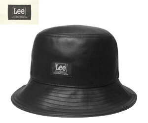 Lee リー LE BUCKET SYNTHETIC LEATHER ブラック ホワイト 合皮 フェイクレザー バケット メンズ レディース 男女兼用 あす楽