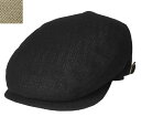 帽子 ステットソン STETSON SE075 リネトロン ハンチング 黒 ベージュ 日本製 高級 メンズ レディース