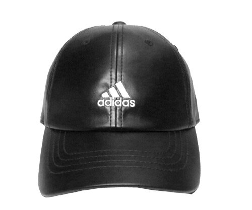 adidas アディダス AD PU LEATHER 6P CAP ブラック レザーキャップ 合皮皮革 メンズ レディース あす楽