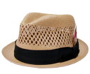 ニューヨークハット 帽子 ストローハット 麦わら NEW YORK HAT 2106 STRAW BREEZE Sand メンズ レディース 春夏 日よけ