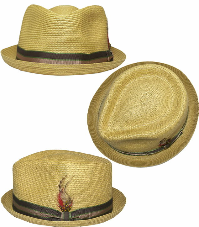 NEW YORK HAT ニューヨークハット 2315 STINGY T-DROP スティンジー ティアドロップ バンブー 帽子 中折れハット ストローハット メンズ レディース