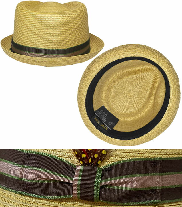 NEW YORK HAT ニューヨークハット 2315 STINGY T-DROP スティンジー ティアドロップ バンブー 帽子 中折れハット ストローハット メンズ レディース