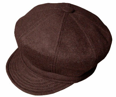 New York Hat（ニューヨークハット） キャスケット #9055 WOOL SPITFIRE Brown