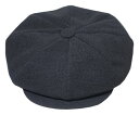New York Hat ニューヨークハット 9080 WOOL BIG APPLE ウール ビッグアップル Charcoal 2013SS 帽子 キャスケット...