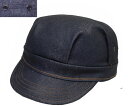 New York Hat ニューヨークハット 6267 Denim Engineer Denim Blue デニム エンジニア キャップ メンズ レディース 男...