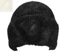 KANGOL カンゴール FAUX FUR BEANIE BLACK IVORY ファー ニットワッチ 紳士 婦人 メンズ レディース 男女兼用 ギフト