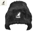 KANGOL カンゴール FURGORA CUFF BEANIE BLACK IVORY ファー ニットワッチ 紳士 婦人 メンズ レディース 男女兼用 ギフト