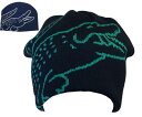 LACOSTE ラコステ ニット帽 L1334 ロゴショートビーニー ブラック ネイビー メンズ レディース