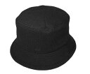 RACAL ラカル RL-25-1378 Sashiko Bucket Hat BLACK 刺子 バケットハット 帽子 メンズ レディース