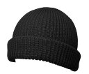 RACAL ラカル SK8 Knit Cap 956 ロールニットキャップ BLACK メンズ レディース