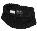 RACAL ラカル Rib Knit Ripped Head Band 1380 ダメージ加工ニットヘアバンド BLACK メンズ レディース
