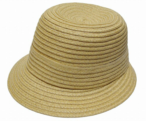 New York Hat（ニューヨークハット） レディースハット #7107 SEWN BRAID CLOCHE, Natural 女優帽 ペーパー つば広 ストロー 女優帽 ニューヨーク ハット スカラ フェヌア　スカラ アウトドア UVカット UV対策 紫外線カット 紫外線対策 UV
