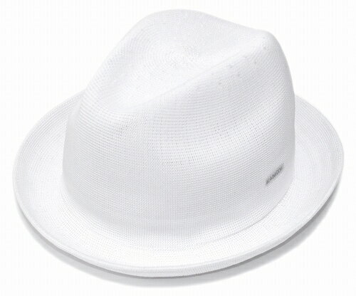 KANGOL TROPIC PLAYER カンゴール トロピックプレイヤー, White [ ぼうし ヘッドギア メッシュ 中折れ HAT 中折れハット 中折れ帽 大きいサイズ XXLサイズ メンズ レディース 男性用 女性用 男女兼用 ]