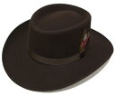 送料無料　New York Hat　ニューヨークハット　5314　Mid Nite Gambler(Lite Felt Gambler)　ミッドナイト　ギャンブラー　Brown　帽子　フェルトハット　ツバ広　紳士　婦人　メンズ　レディース　男女兼用