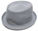 カンゴール　KANGOL　帽子　ポークパイハット　BAMBOO MOWBRAY バンブー　モウブレイ　Grey　メッシュ　メンズ　レディース