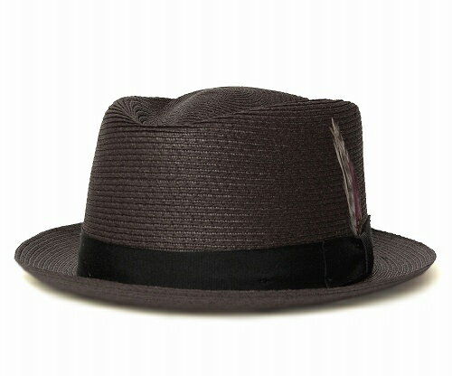 【送料無料】New York Hat（ニューヨークハット） 中折れハット　麦わら帽子　 #2325 Sewn Diamond | ソーンダイアモンド, Brown