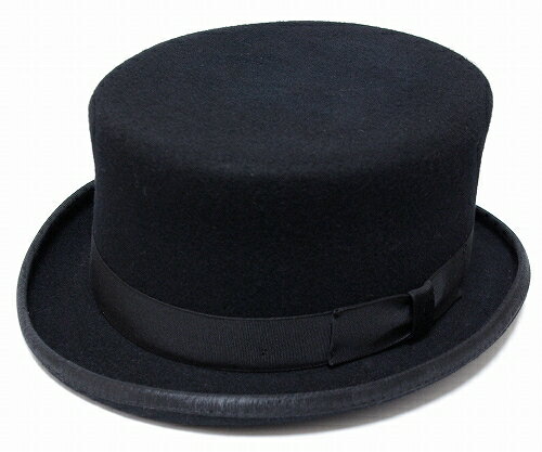 ニューヨークハット New York Hat フェルトトップハット 5014 THE GENT Black 大きなサイズ　メンズ レディース 紳士