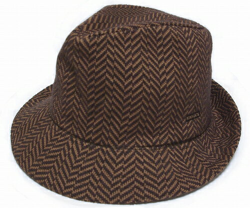 KANGOL(カンゴール) ハット DAZZLE HERRINGBONE ARNOLD, Tobbaco KANGOL(カンゴール) ハット DAZZLE HERRINGBONE ARNOLD, Tobbaco
