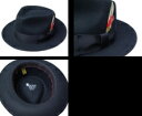 ニューヨークハット　New York Hat　フェルトハット　5317　LITE FELT GANGSTER　帽子　ハット　中折れハットライト　フェルト　ギャングスタ　Black　送料無料　紳士　婦人　メンズ　レディース　男女兼用